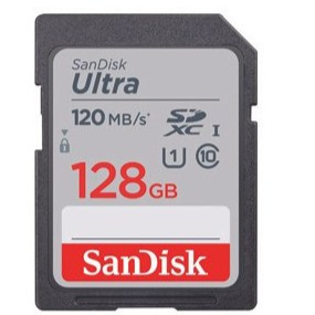 SanDisk 128GB Ultra UHS-I SDXC Memory Card 120mb Class 10 - 